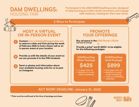 Two ways to participate. Sign up for the DAMDwelling event and/or advertise with us.
